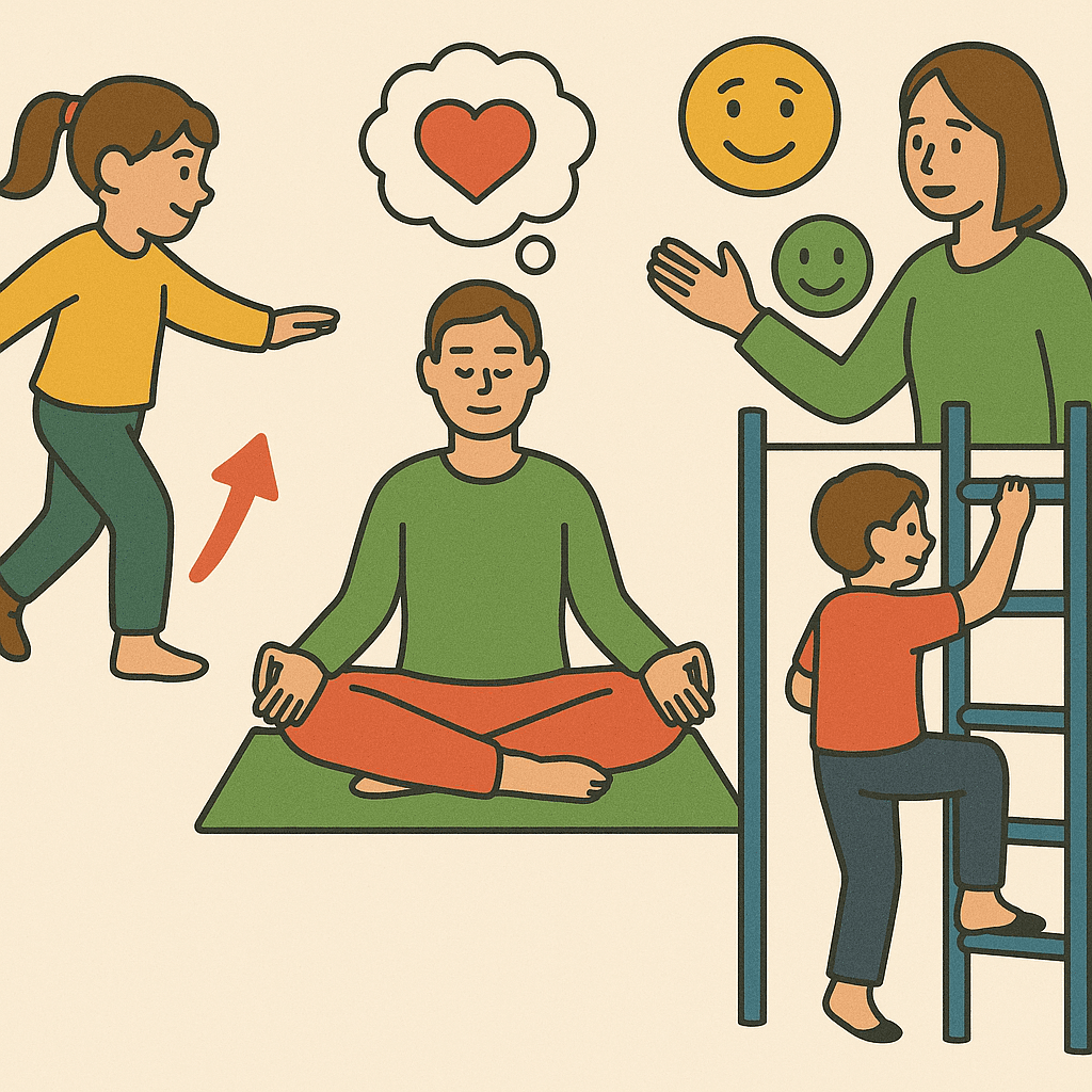 Illustration symbolique du cheminement et du suivi thérapeutique.